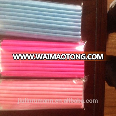 Colorful cotton candy paper sticks sugar candy stick